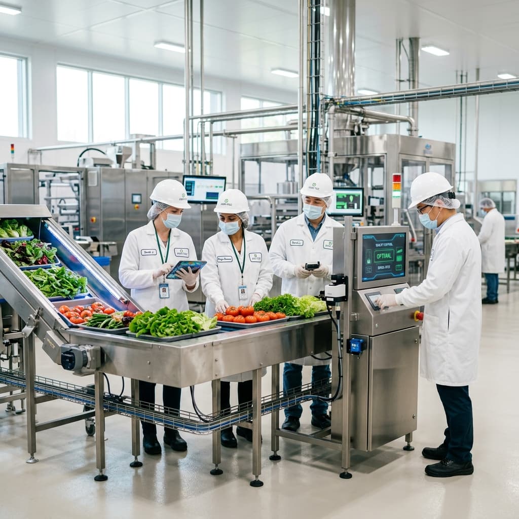 High-tech agricultural engineers